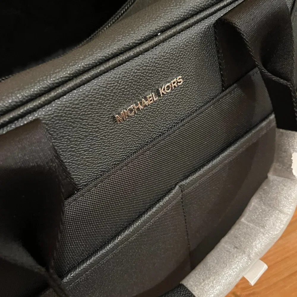 Michael Kors 24 hour duffle weekender bag, Black